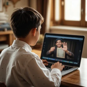 تعليم لغة الاشارة